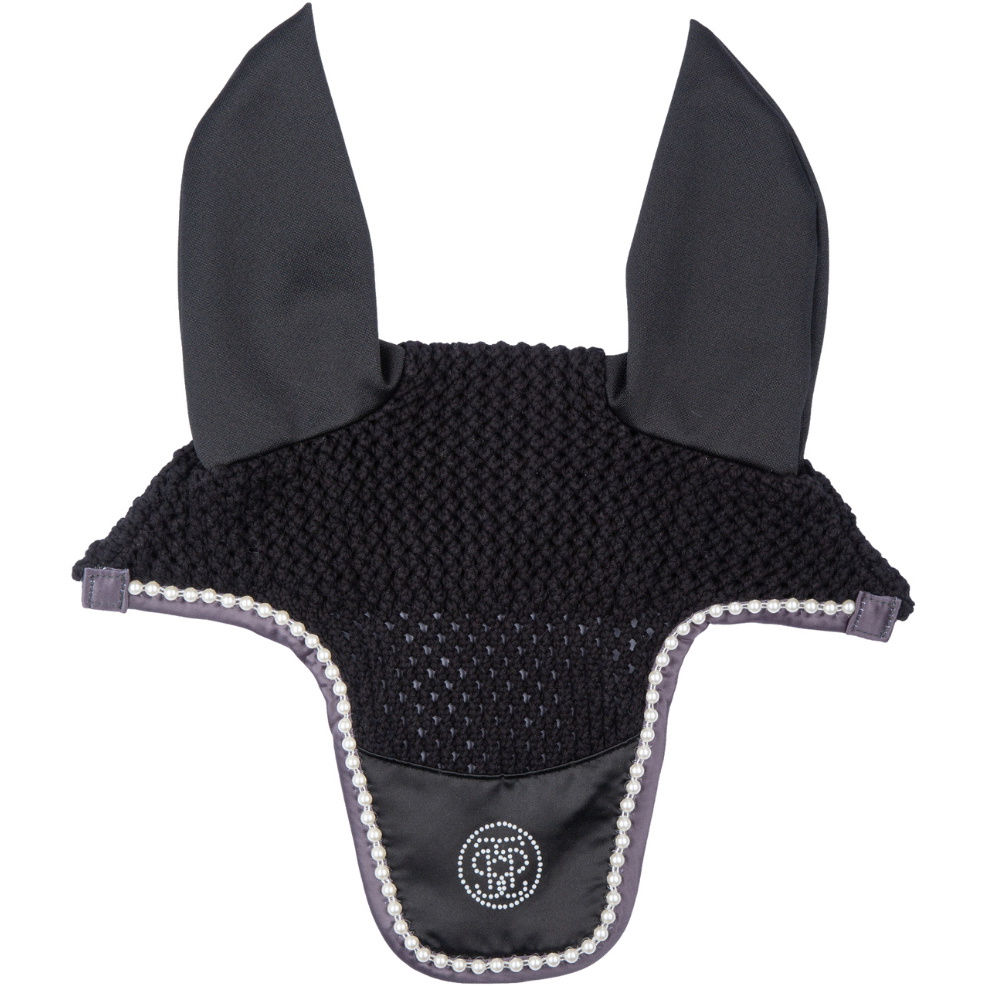 2025 PS of Sweden Pearl Monogram Ear Bonnet 1120-050-990 - Black